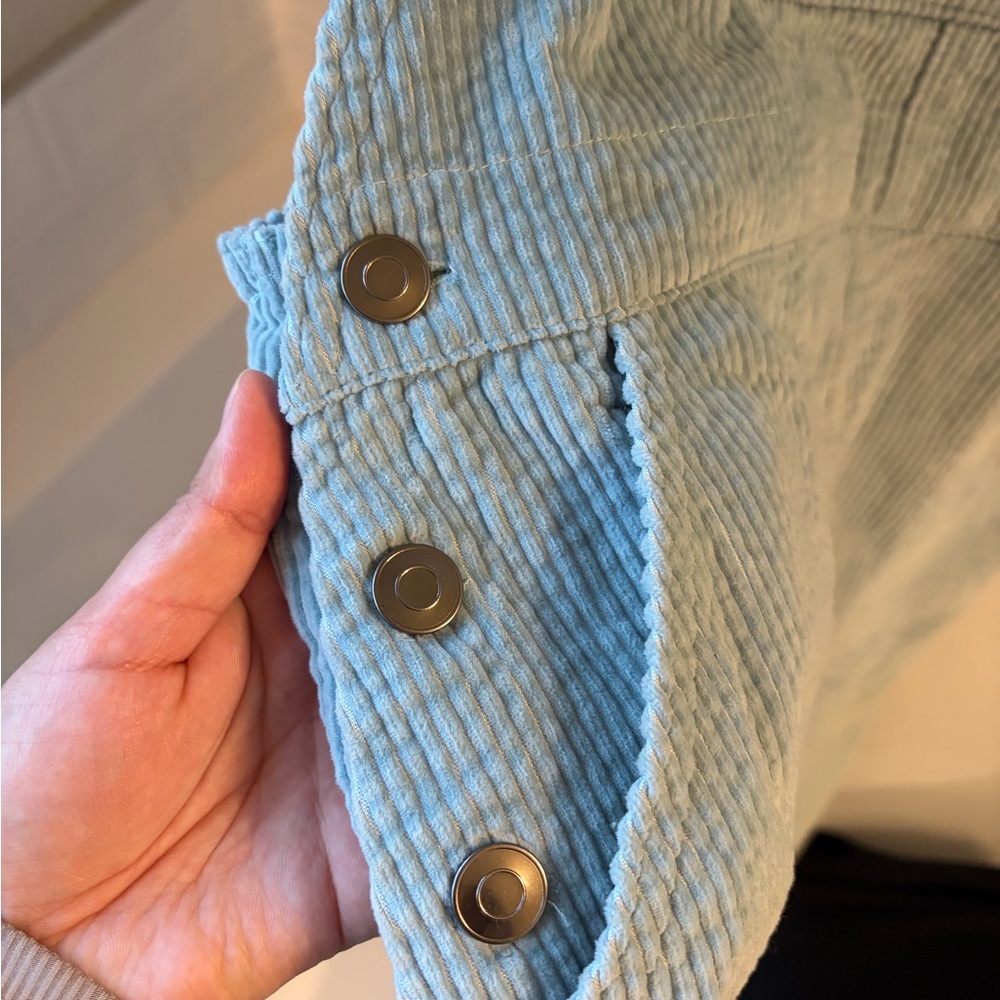Wild Fable Light Blue Corduroy Overalls - Picture 7 of 7